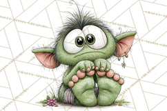 Monster Munchkins Halloween Characters PNG Product Image 3