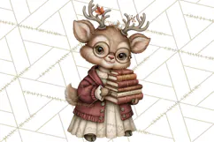 Autumn Critter Town Clipart PNG, Fall Cottage Animal Town Product Image 3