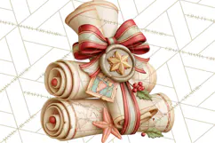 Santa's Travel Agency Christmas Clipart PNG Product Image 4