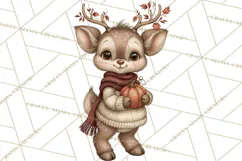 Halloween Critter Town Clipart PNG, Spooky Cottage Animals Product Image 4