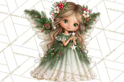 Christmas Fairy World Clipart PNG Product Image 3