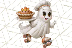 1950s Vintage Halloween Clipart Retro Soda Fountain Clip Art Product Image 3