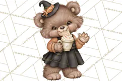 Halloween Critter Town Clipart PNG, Spooky Cottage Animals Product Image 3