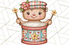 Pastel Christmas Friends Printable Clipart PNG Product Image 4