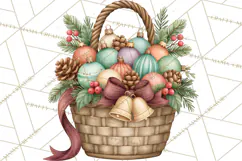 Christmas Village Clipart PNG, Winter Holiday Cottage Town Product Image 5