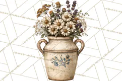 Vintage Farmhouse Kitchen Clipart PNG Product Image 5