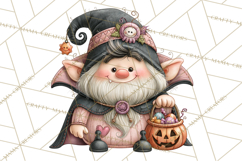 Gnome Hollow Halloween Clipart PNG Product Image 5