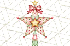 Pastel Christmas Friends Printable Clipart PNG Product Image 5