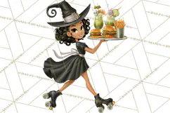 1950s Vintage Halloween Clipart Retro Soda Fountain Clip Art Product Image 2