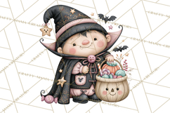 Gnome Hollow Halloween Clipart PNG Product Image 3