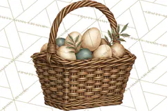 Vintage Farmhouse Kitchen Clipart PNG Product Image 2