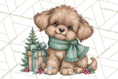 Christmas Village Clipart PNG, Winter Holiday Cottage Town Product Image 3