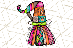 Haunted Patchwork Halloween Characters PNG Product Image 3
