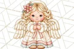 Pastel Christmas Friends Printable Clipart PNG Product Image 2