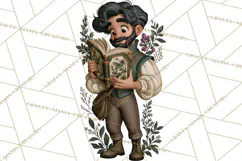 Vintage Apothecary World PNG Product Image 3
