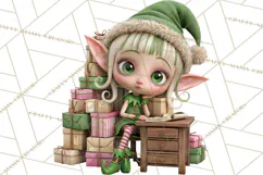 Santa’s Mailroom Christmas Clipart PNG Product Image 3