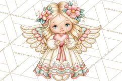 Pastel Christmas Friends Printable Clipart PNG Product Image 3