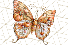 Halloween Butterflies Spooky Gothic Clipart PNG Product Image 4