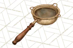 Vintage Farmhouse Kitchen Clipart PNG Product Image 4