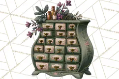 Vintage Apothecary World PNG Product Image 4