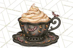 Halloween Critter Town Clipart PNG, Spooky Cottage Animals Product Image 4
