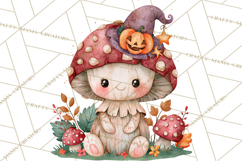 Pumpkin Munchkins Cute Halloween Clipart PNG Product Image 4