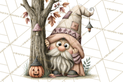 Gnome Hollow Halloween Clipart PNG Product Image 2