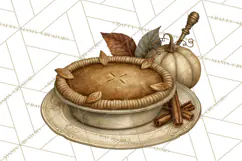 Vintage Farmhouse Kitchen Clipart PNG Product Image 5