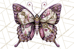 Halloween Butterflies Spooky Gothic Clipart PNG Product Image 5