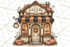Halloween Critter Town Clipart PNG, Spooky Cottage Animals Product Image 5