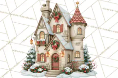 Santa's Travel Agency Christmas Clipart PNG Product Image 5