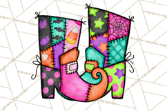 Haunted Patchwork Halloween Characters PNG Product Image 5