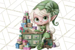 Santa’s Mailroom Christmas Clipart PNG Product Image 5