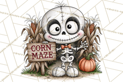 Halloween Village Pumpkin Patch PNG Clipart Product Image 5