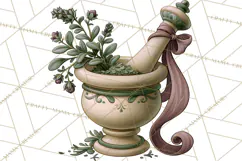 Vintage Apothecary World PNG Product Image 2