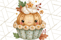 Pumpkin Munchkins Cute Halloween Clipart PNG Product Image 2