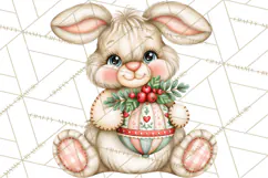 Pastel Christmas Friends Printable Clipart PNG Product Image 5