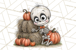 Halloween Village Pumpkin Patch PNG Clipart Product Image 2