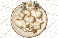 Vintage Farmhouse Kitchen Clipart PNG Product Image 3