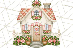 Pastel Christmas Friends Printable Clipart PNG Product Image 3