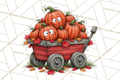 Halloween Village Pumpkin Patch PNG Clipart Product Image 3