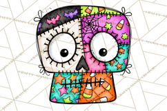 Haunted Patchwork Halloween Characters PNG Product Image 4