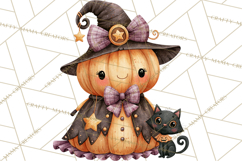 Pumpkin Munchkins Cute Halloween Clipart PNG Product Image 5
