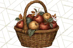 Vintage Farmhouse Kitchen Clipart PNG Product Image 5