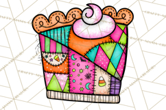 Haunted Patchwork Halloween Characters PNG Product Image 5