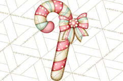 Pastel Christmas Friends Printable Clipart PNG Product Image 5