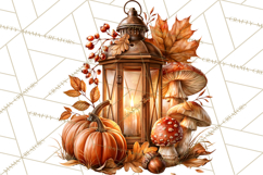 Autumn Critters PNG Cute Woodland Clipart Product Image 4