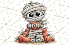 Halloween Village Pumpkin Patch PNG Clipart Product Image 3