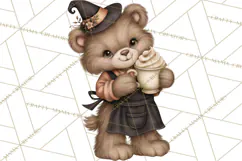Halloween Critter Town Clipart PNG, Spooky Cottage Animals Product Image 4