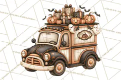 Halloween Critter Town Clipart PNG, Spooky Cottage Animals Product Image 3